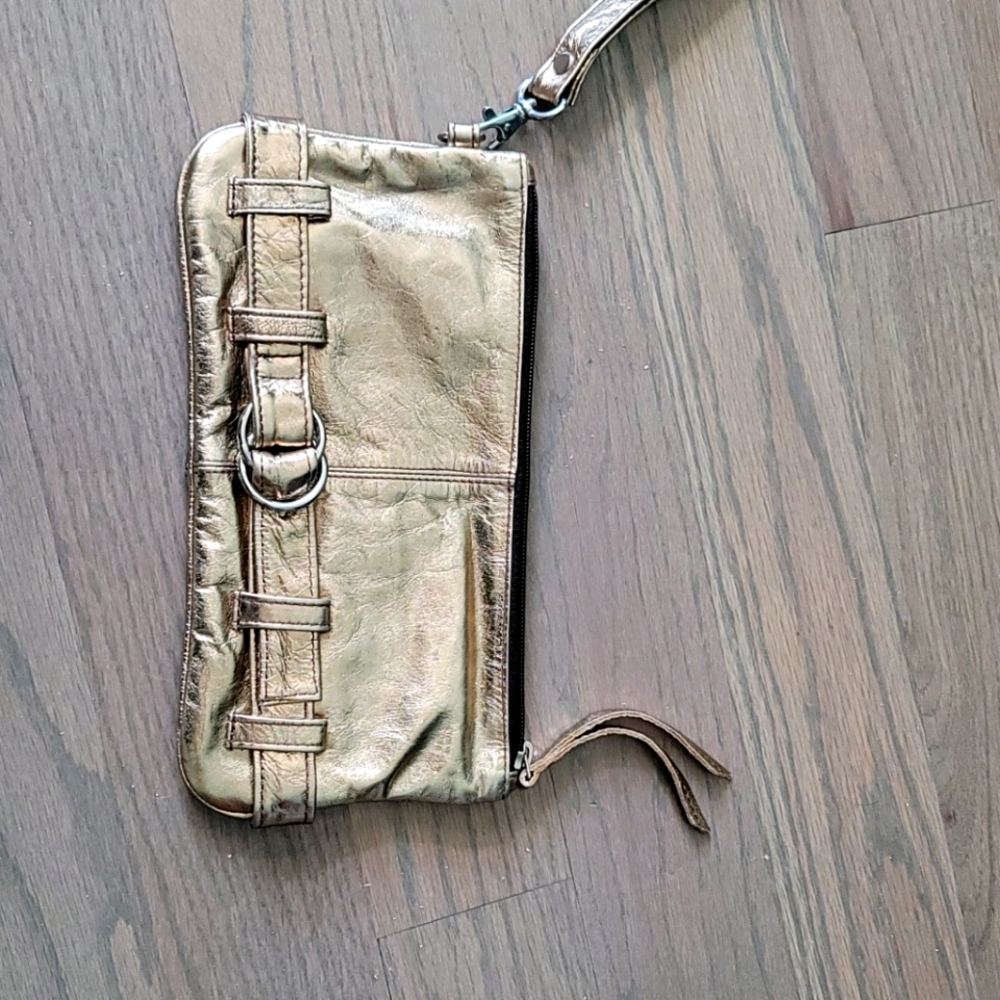 Latico Gold Wristlet